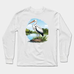 Stork Long Sleeve T-Shirt